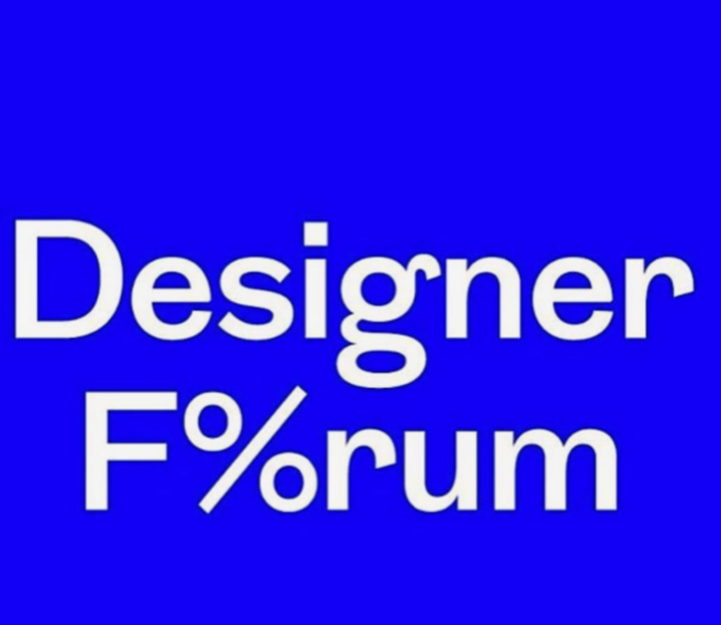 Vi er i Designer Forum