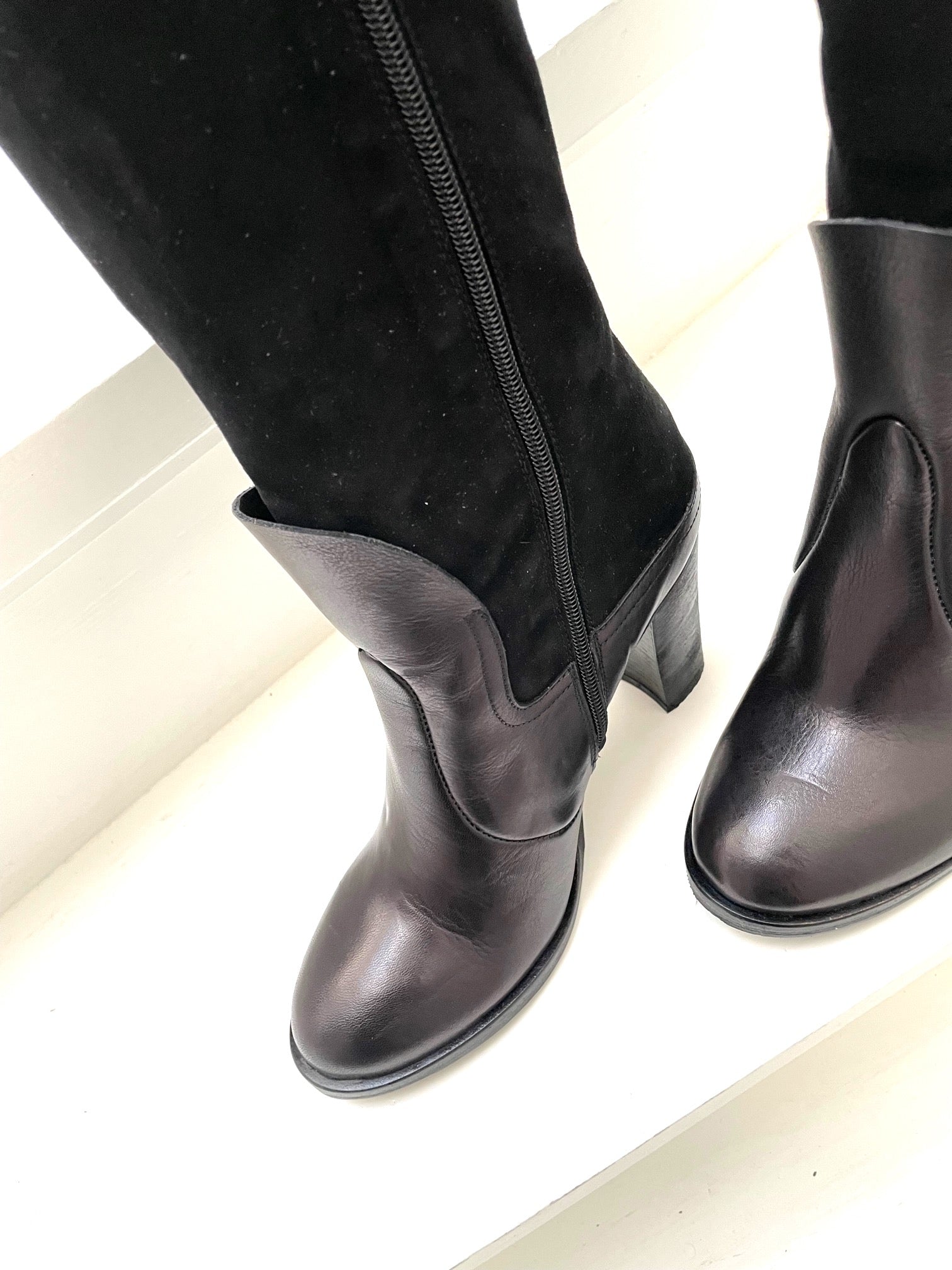 sorte høje støvler – Fashionistas